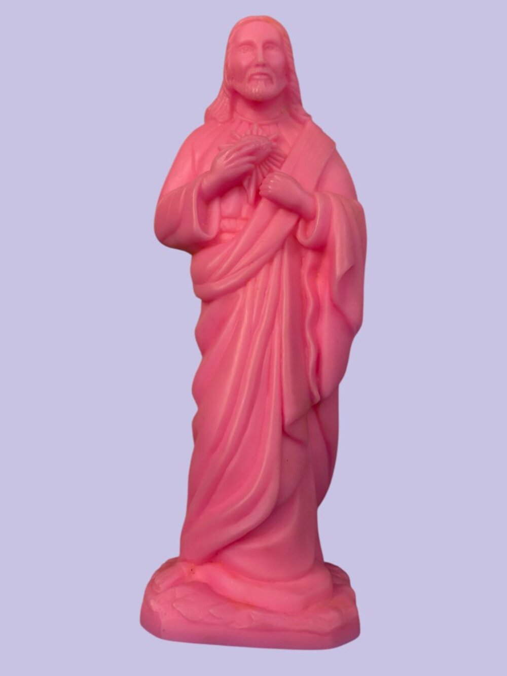 Vintage Answer Me Jesus Plastic Statue WWJD Magic 8 Ball RARE